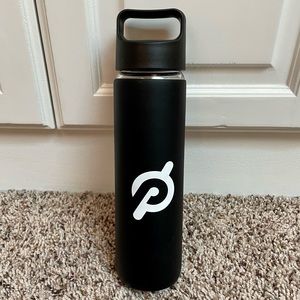 Peloton Glass Water Bottle Black & White